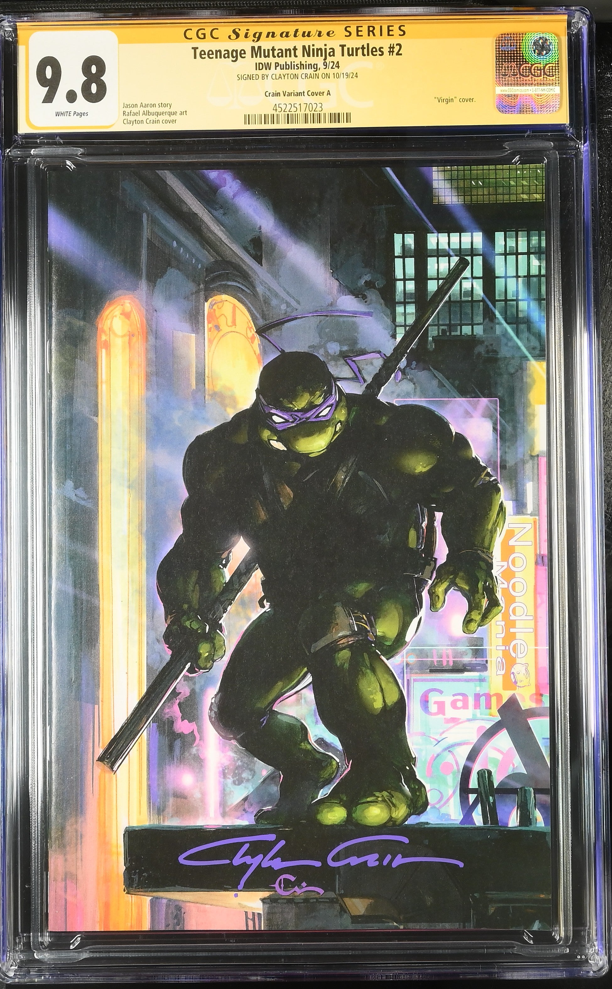 Teenage Mutant Ninja Turtles #2 (2024) Crain Variant (SET of 4)