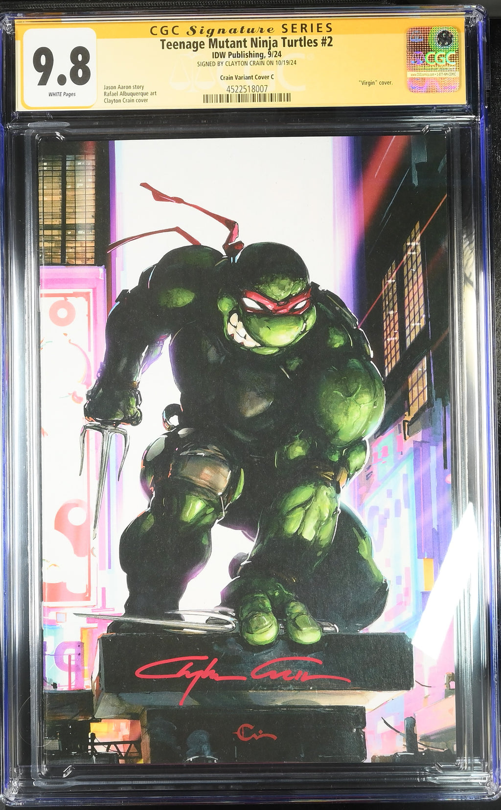 Teenage Mutant Ninja Turtles #2 (2024) Crain Variant (SET of 4)