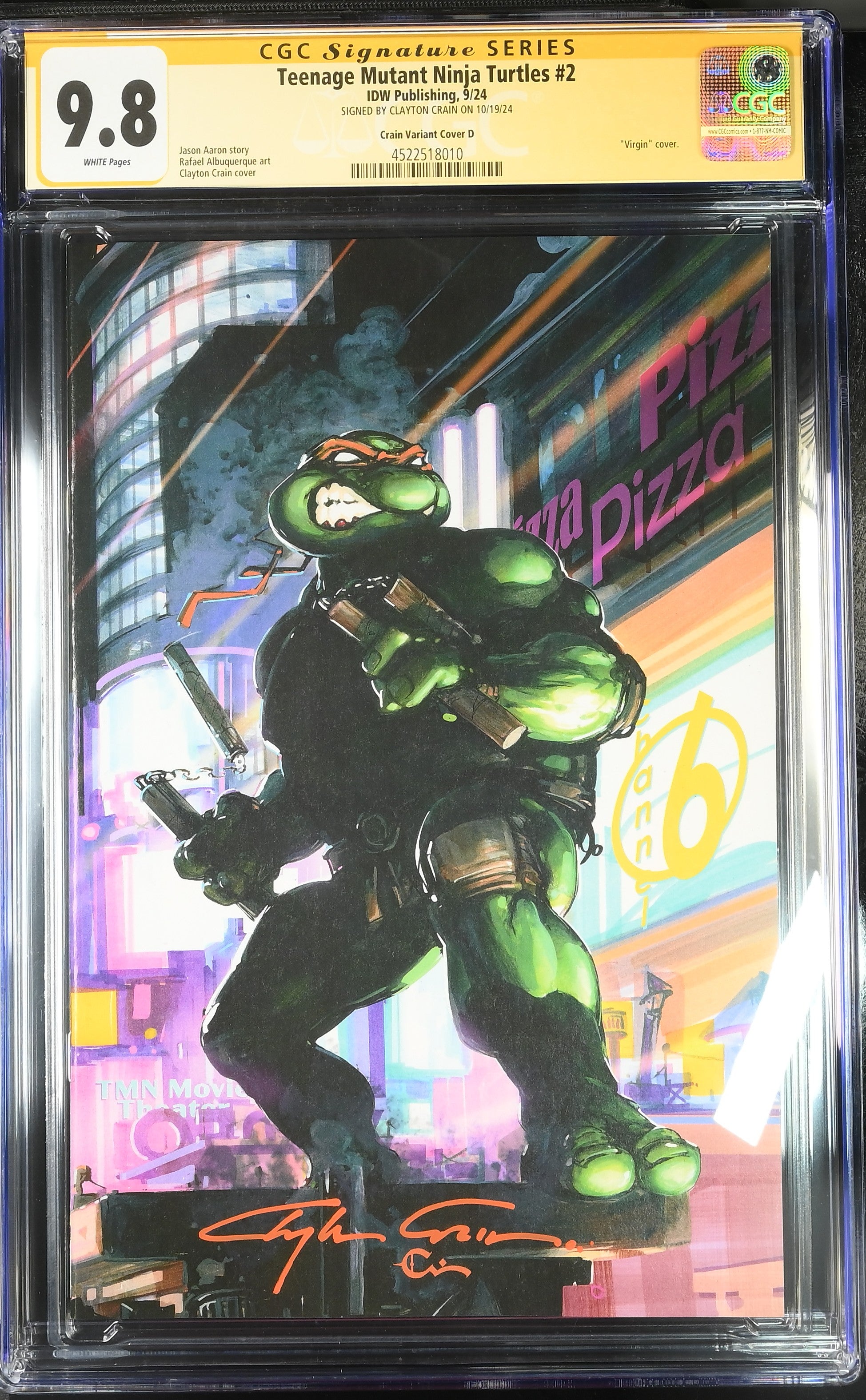 Teenage Mutant Ninja Turtles #2 (2024) Crain Variant (SET of 4)