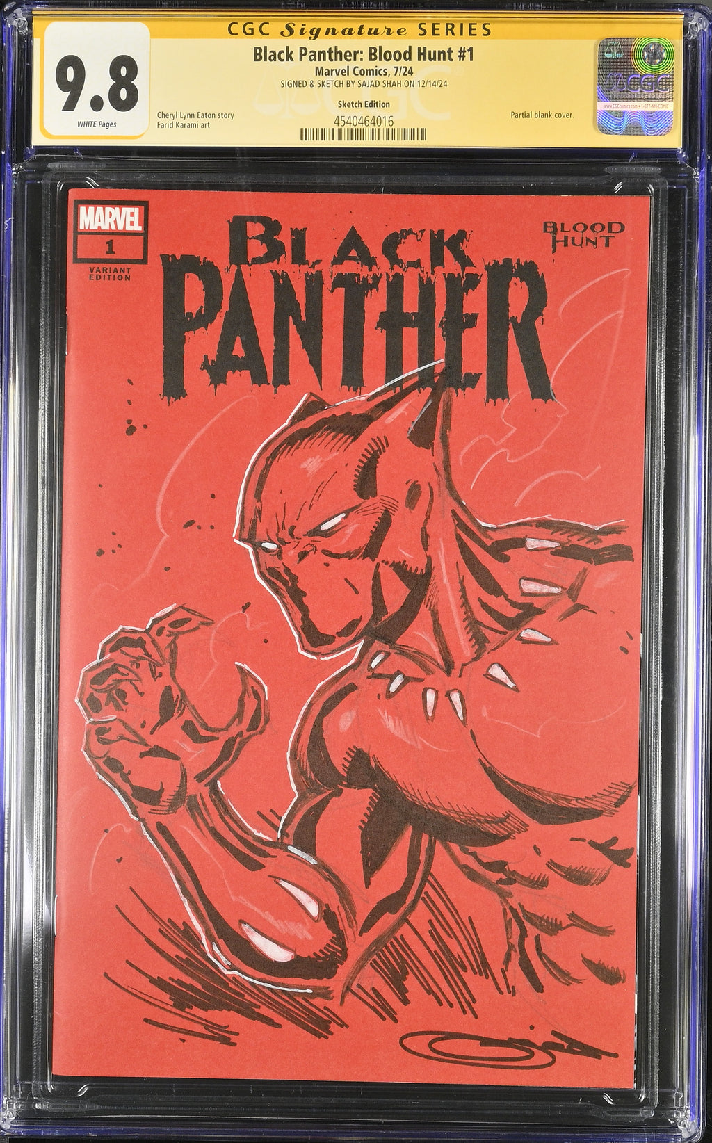 Black Panther: Blood Hunt #1 Sketch Edition