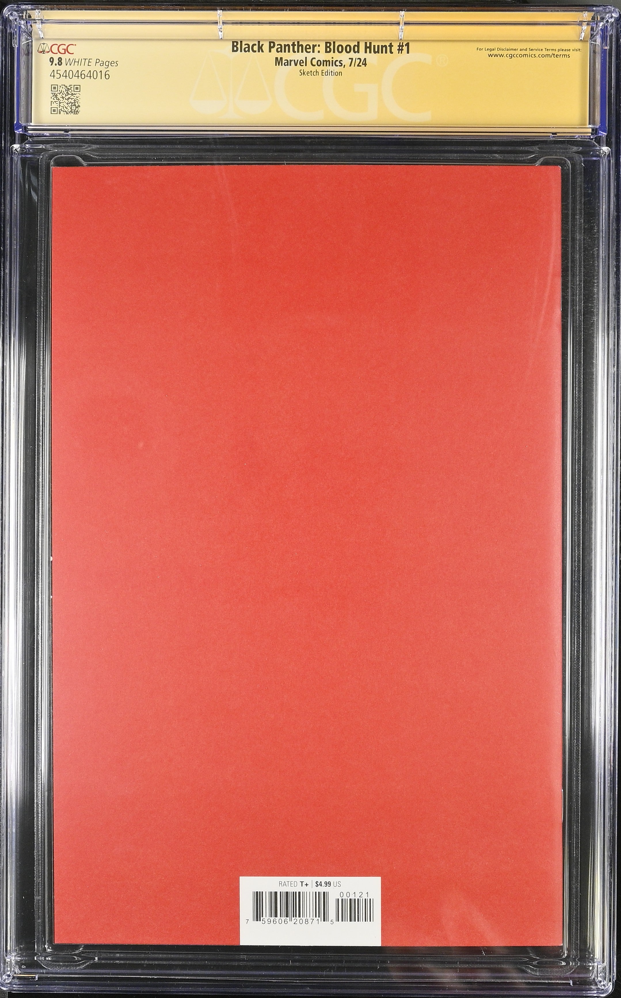 Black Panther: Blood Hunt #1 Sketch Edition