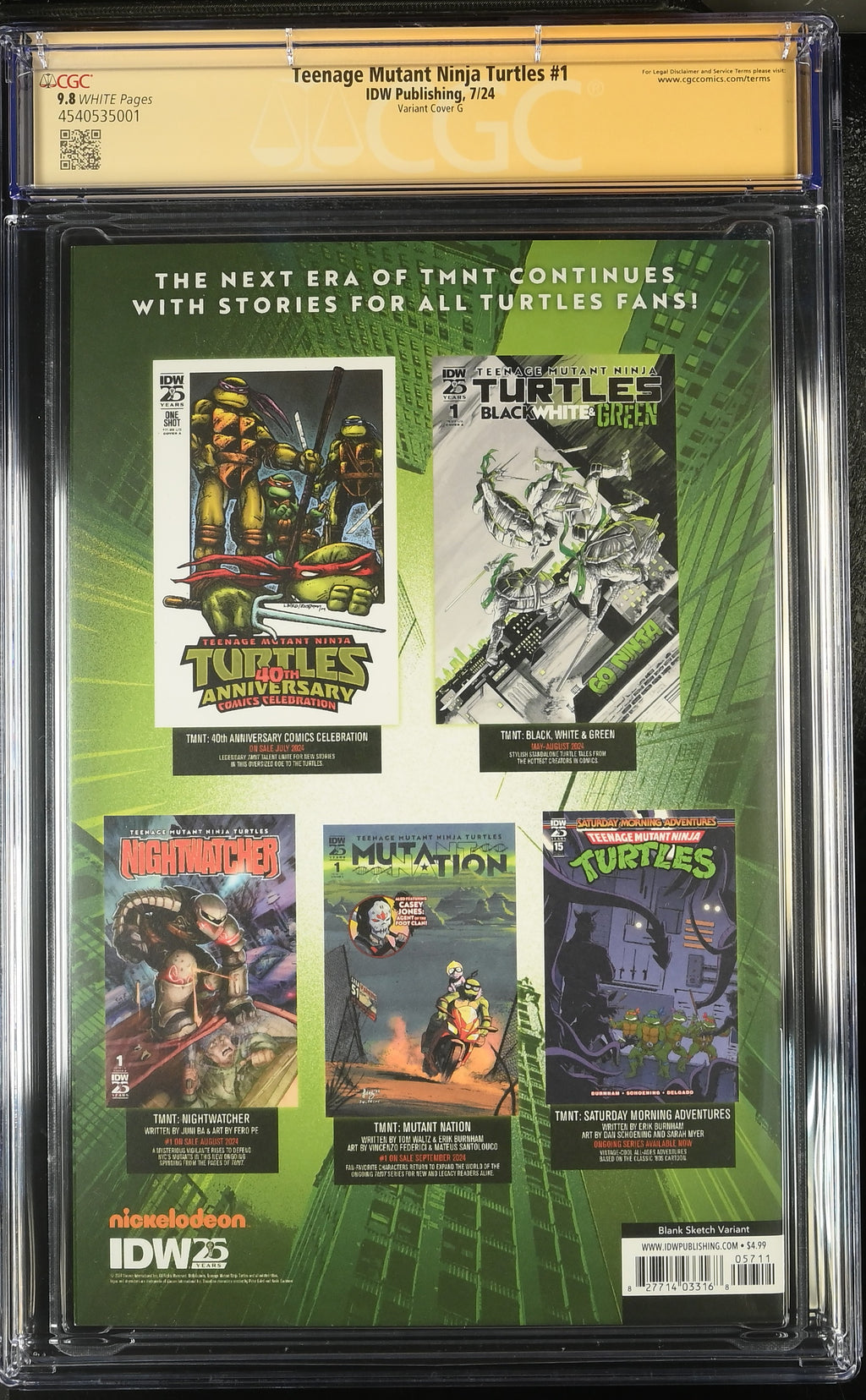 Teenage Mutant Ninja Turtles #1