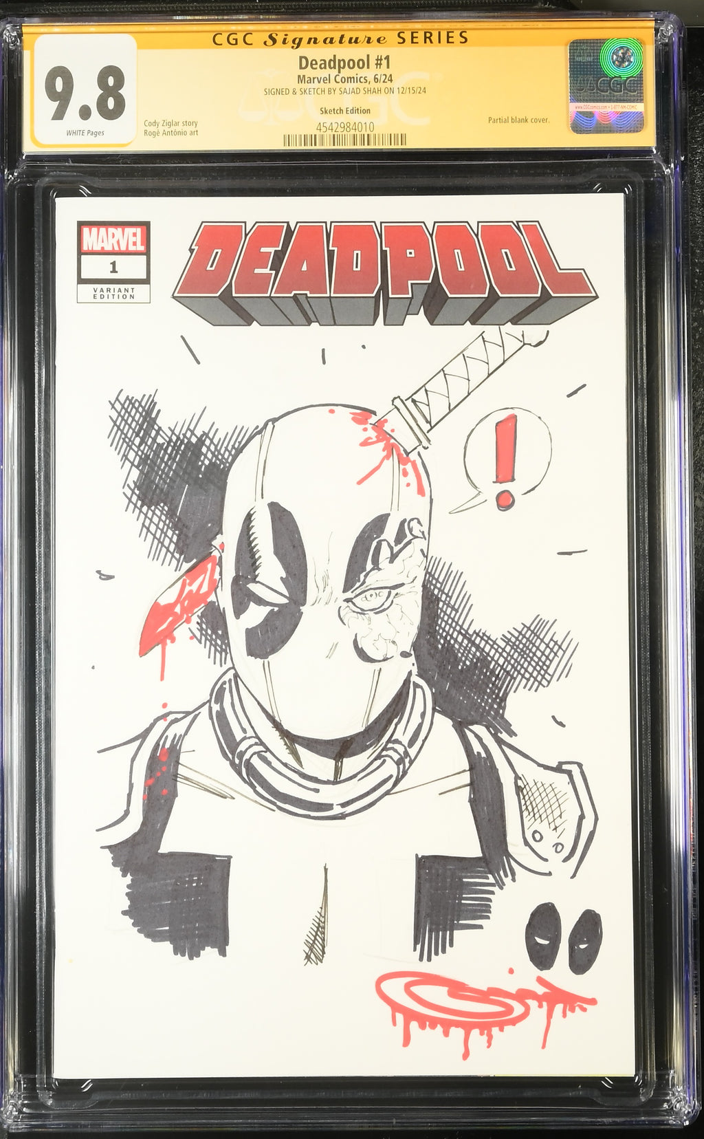 Deadpool #1 Sketch Edition