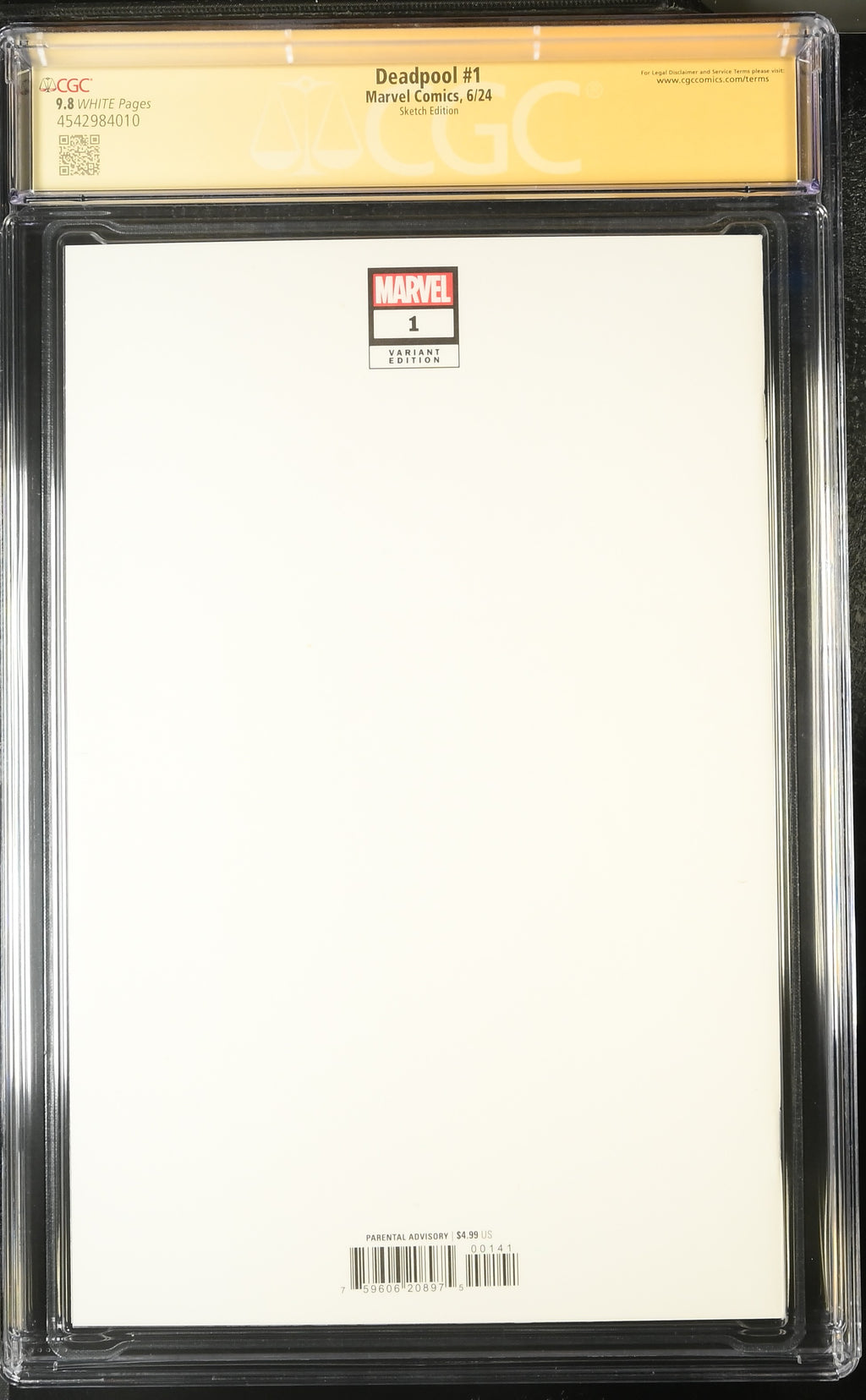 Deadpool #1 Sketch Edition