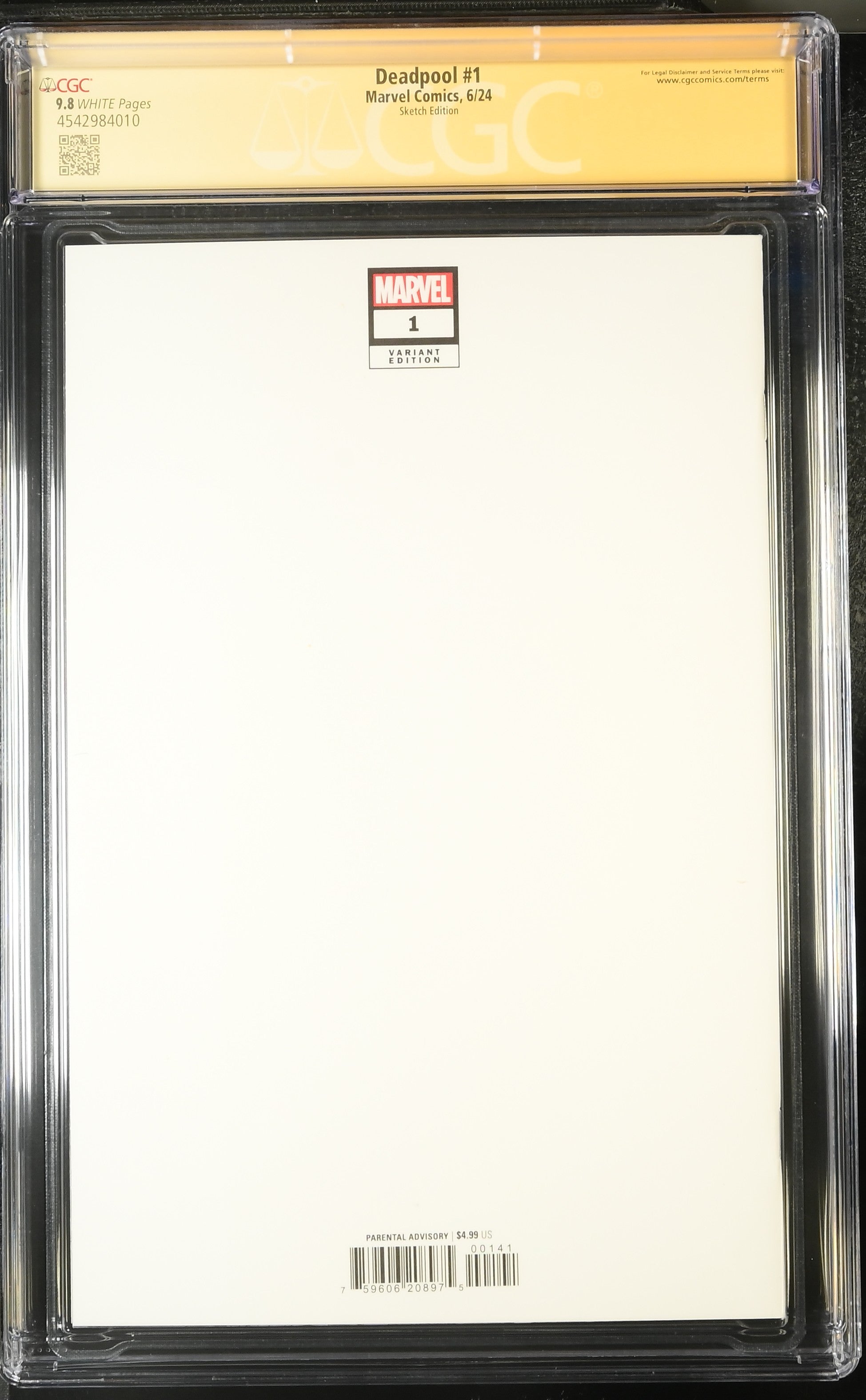 Deadpool #1 Sketch Edition