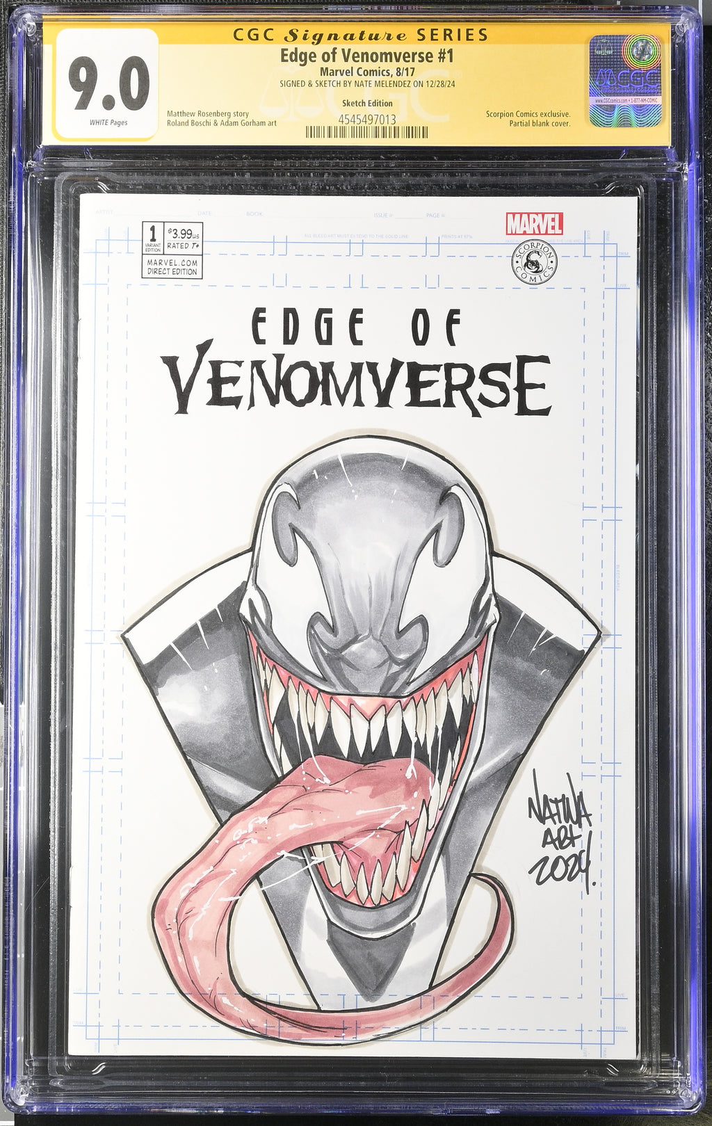 Edge of Venomverse #1 Sketch Edition