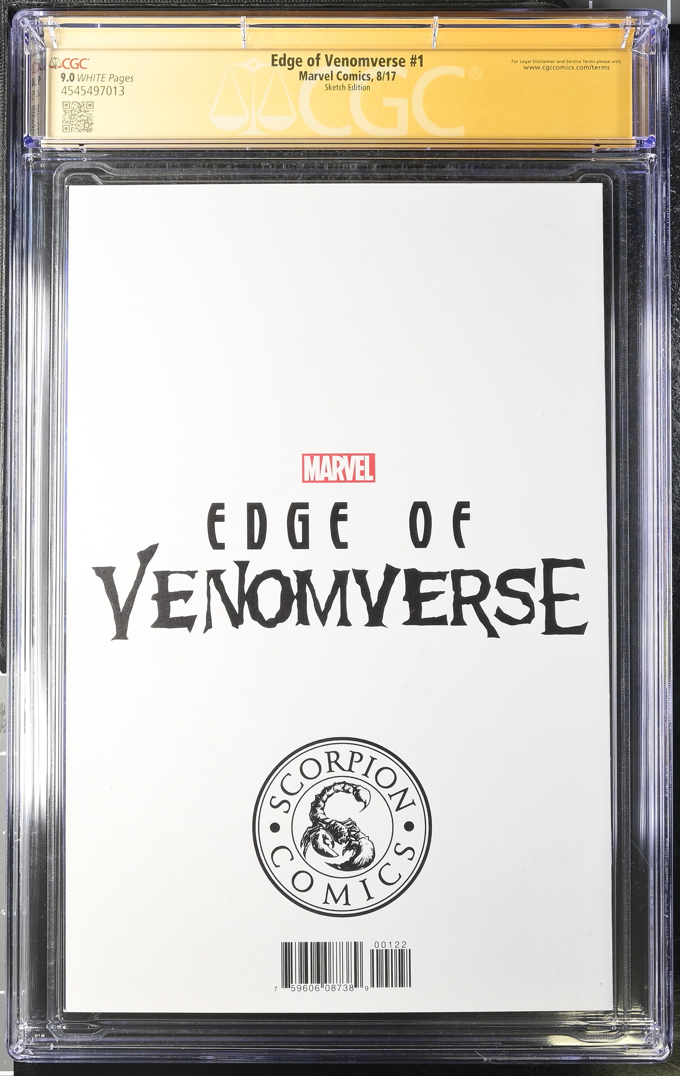 Edge of Venomverse #1 Sketch Edition