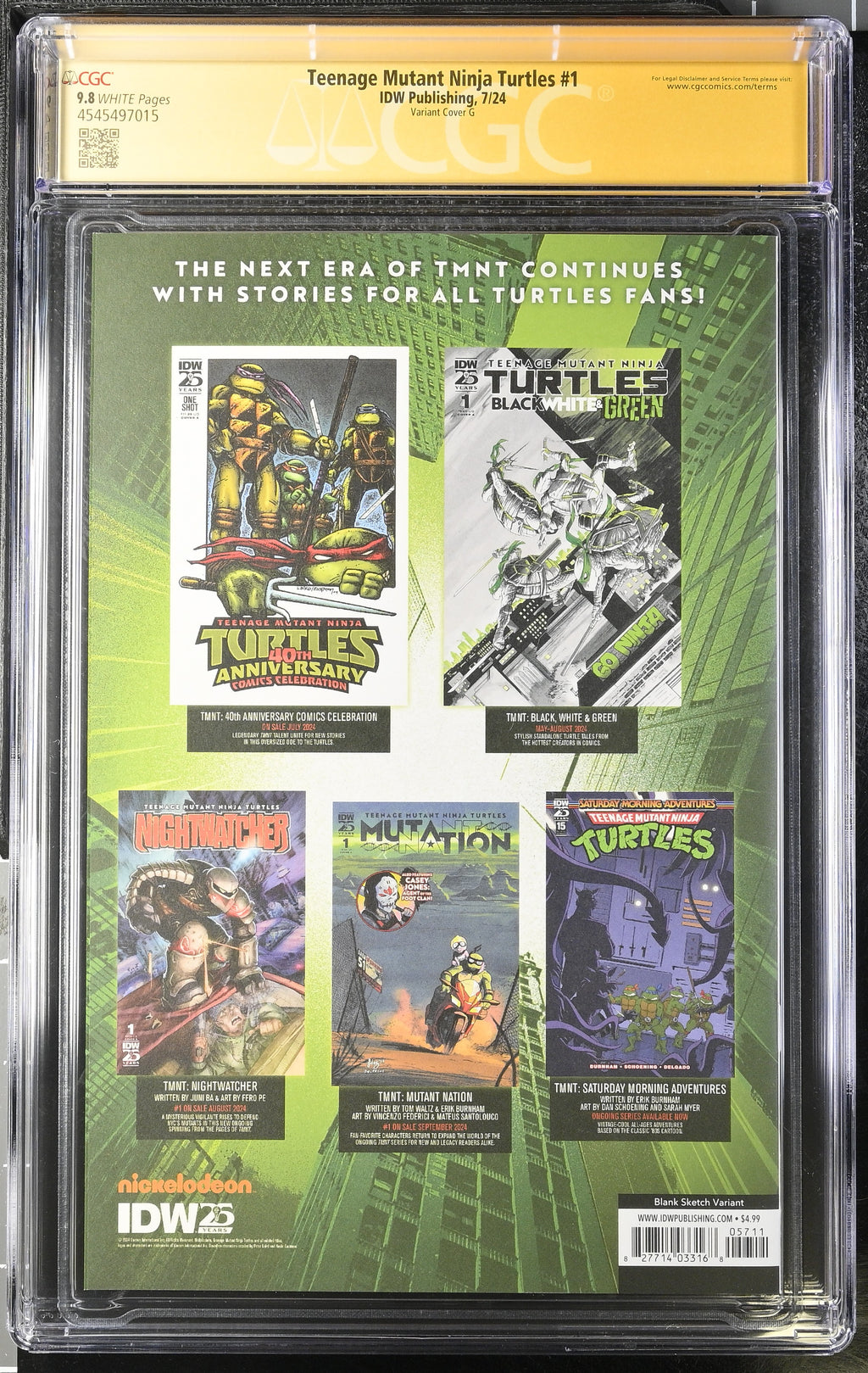 Teenage Mutant Ninja Turtles #1