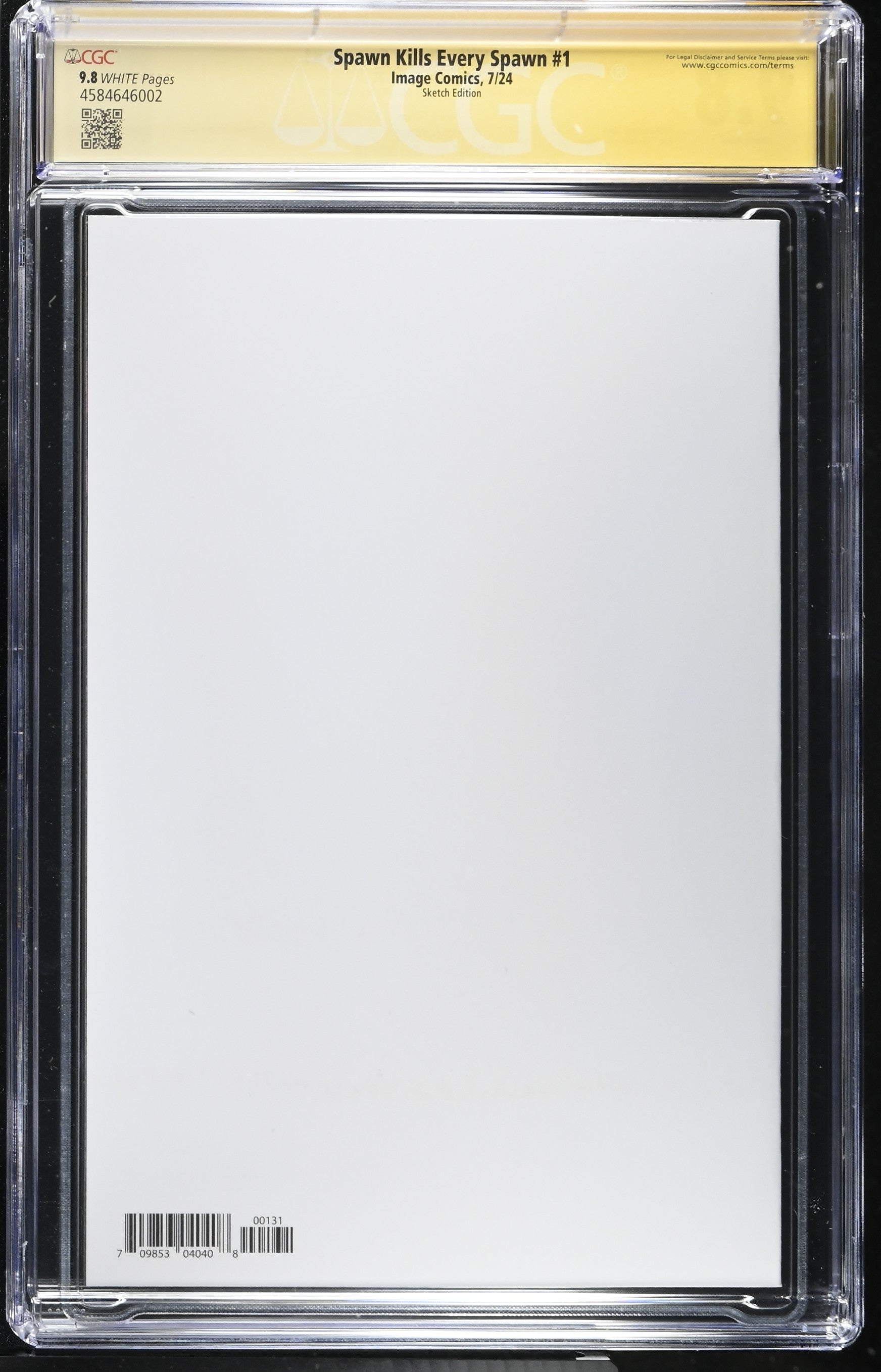 Spawn Kills Every Spawn #1 Sketch Edition