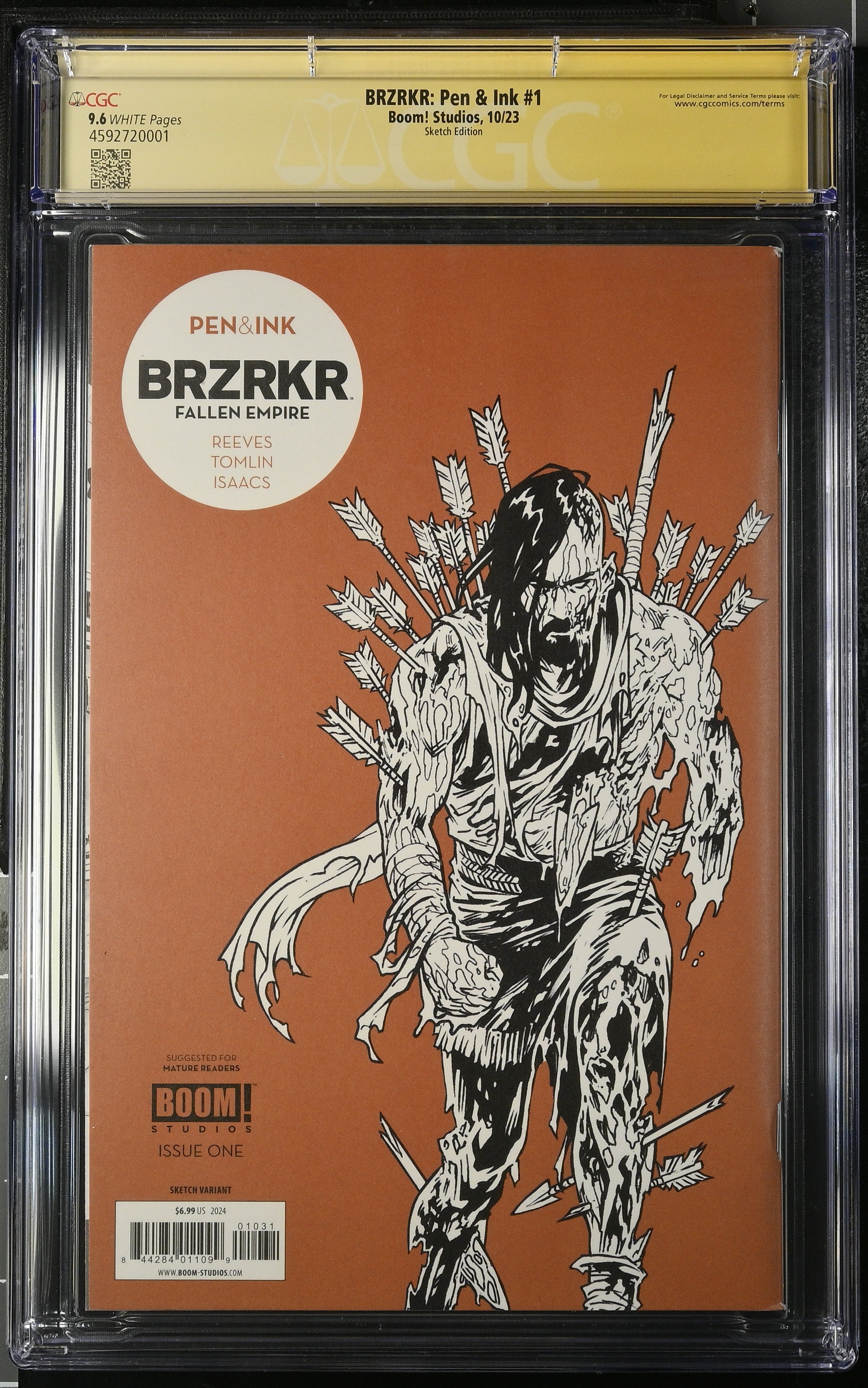 BRZRKR: Pen &amp; Ink #1 Sketch Edition