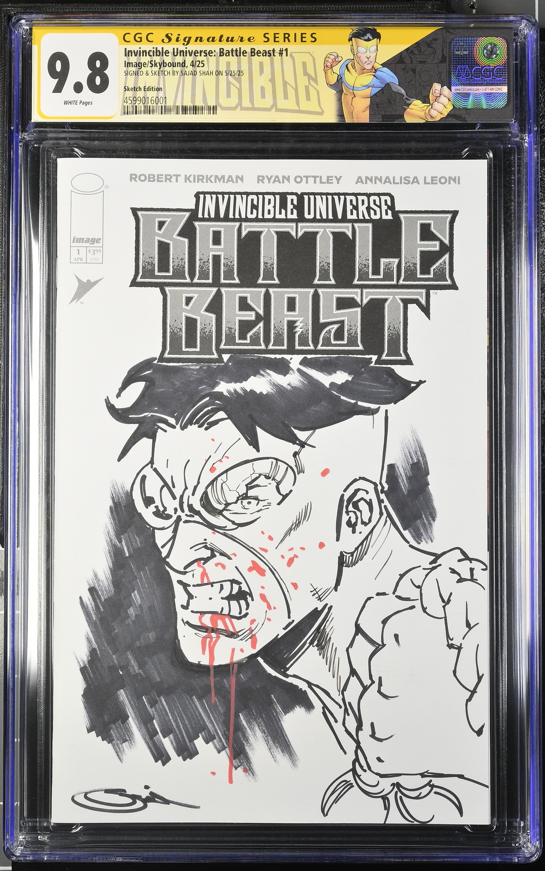 Invincible Universe: Battle Beast #1 Sketch Edition - Shah1