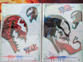 Dual-signed blank comic covers by Kyle and Gorkem