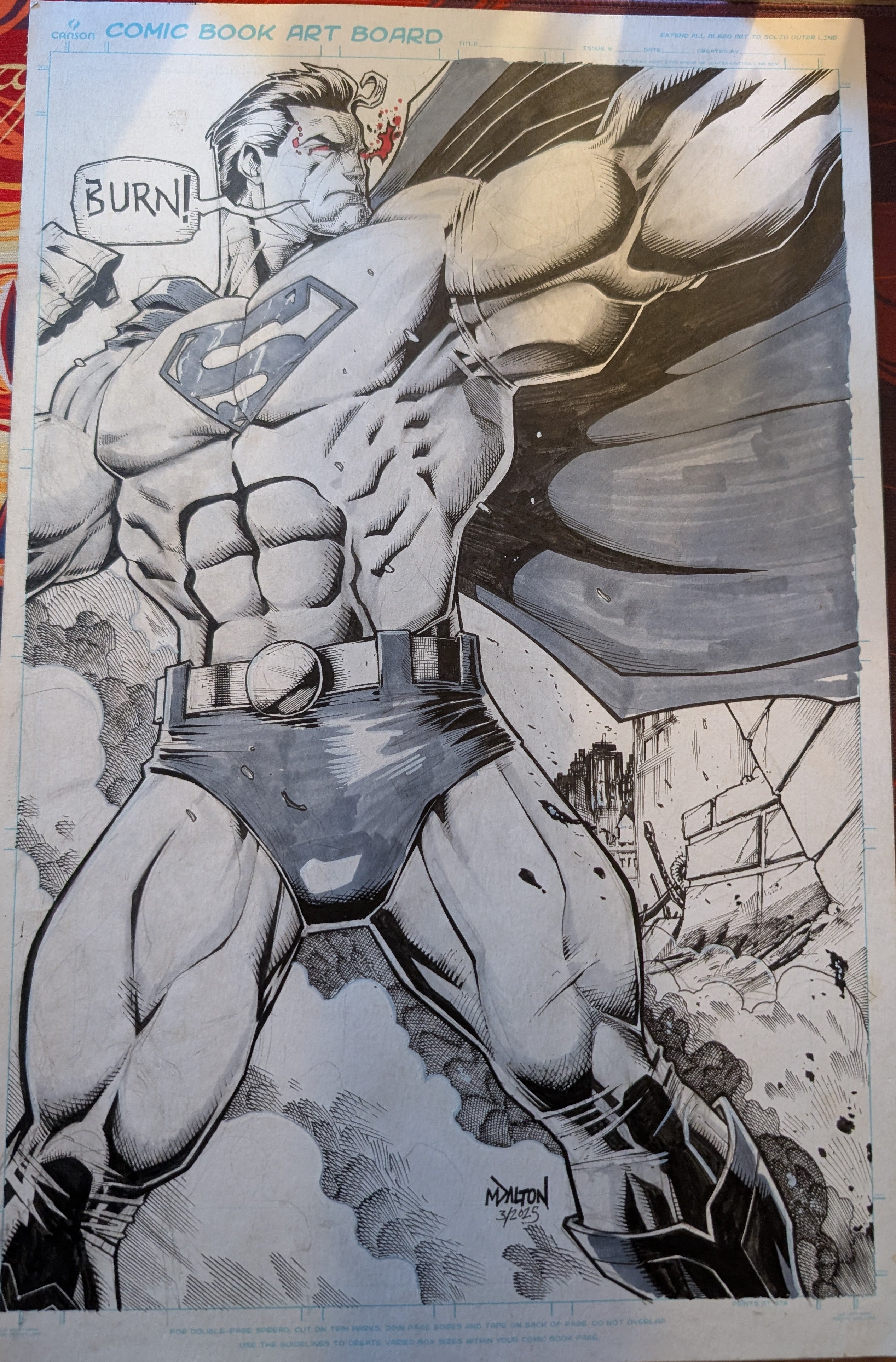 Superman OA by Matt Dalton