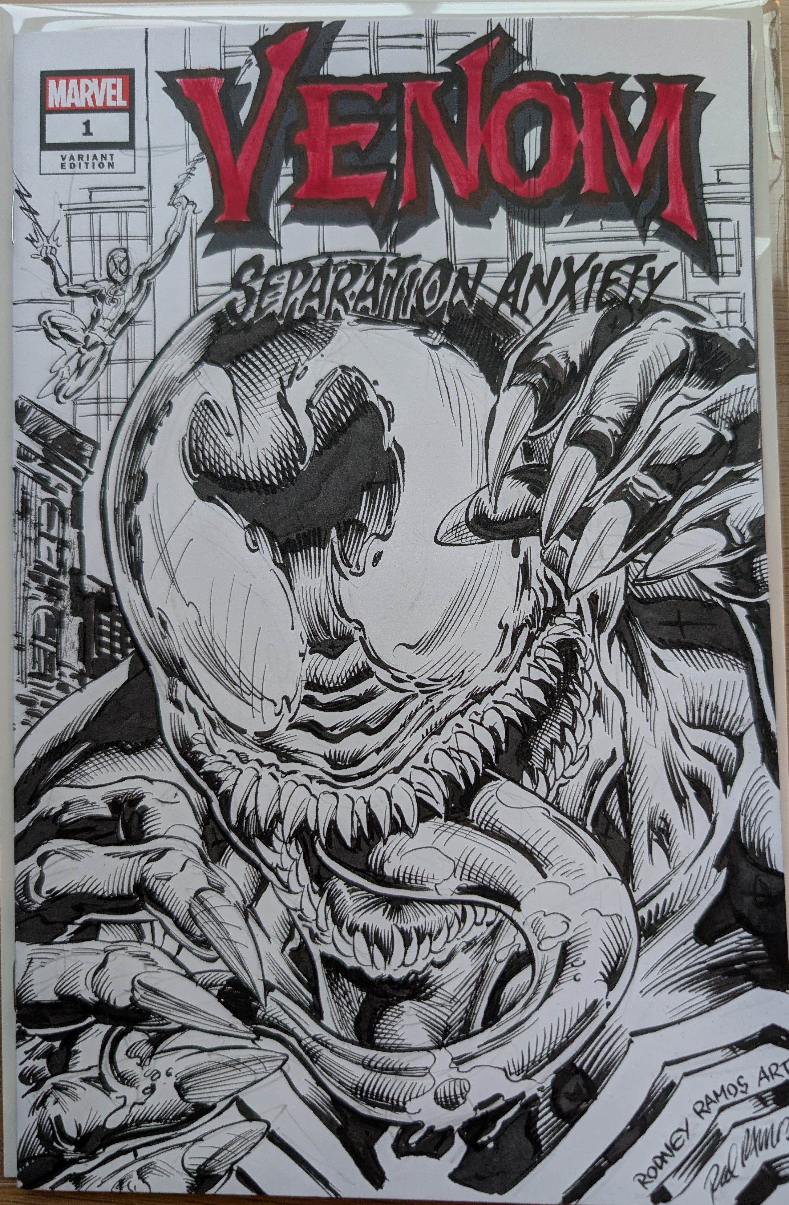 Venom Separation Anxiety #1 - Rodney Ramos sketchD
