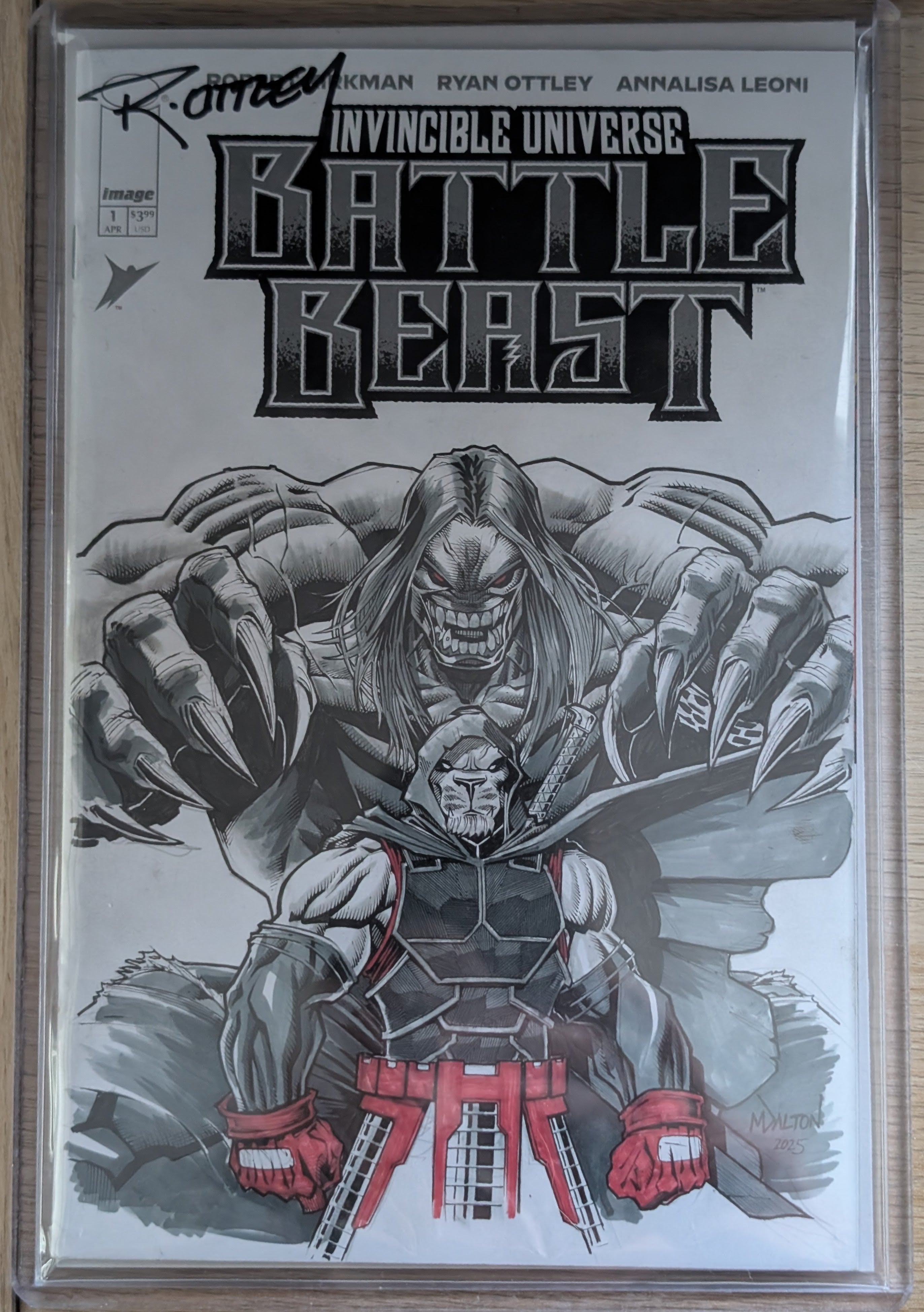 Battle Beast Original Sketch - MDalton #1