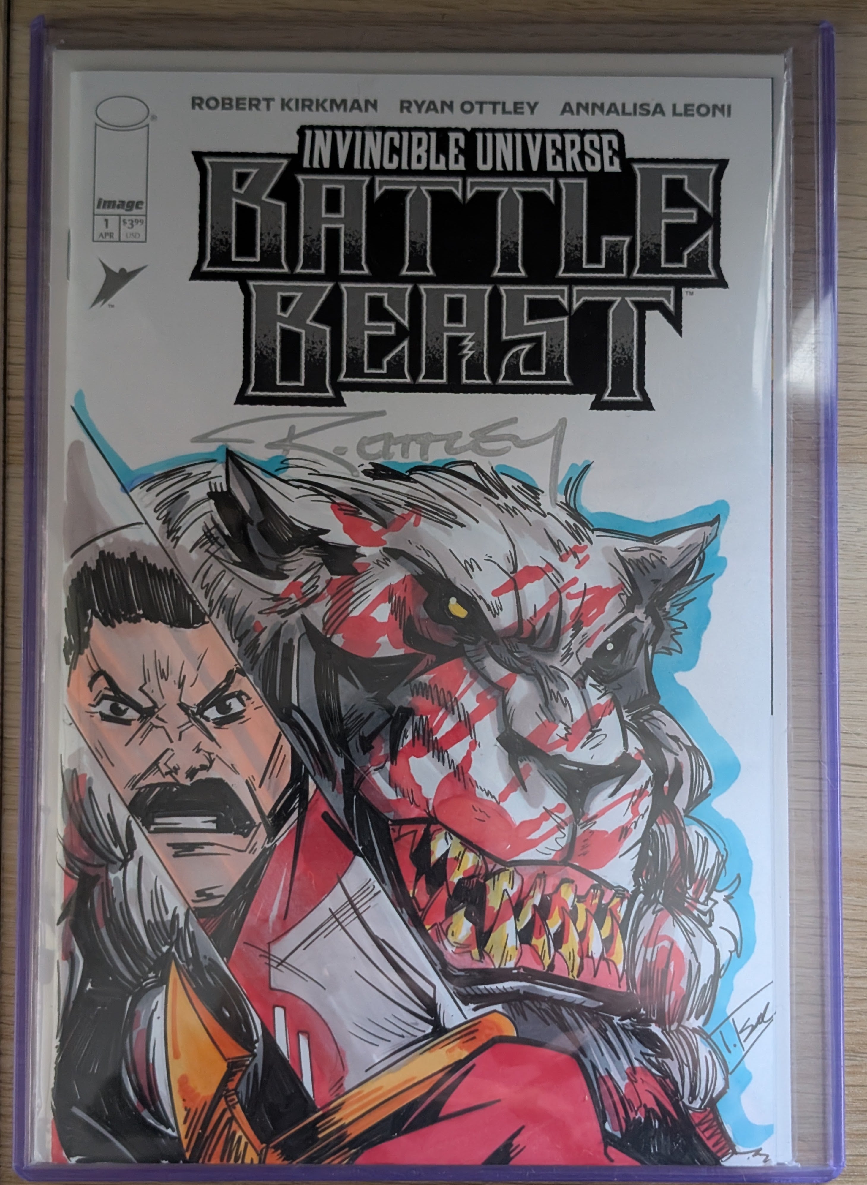 Battle Beast Original Sketch - TIsaac #4