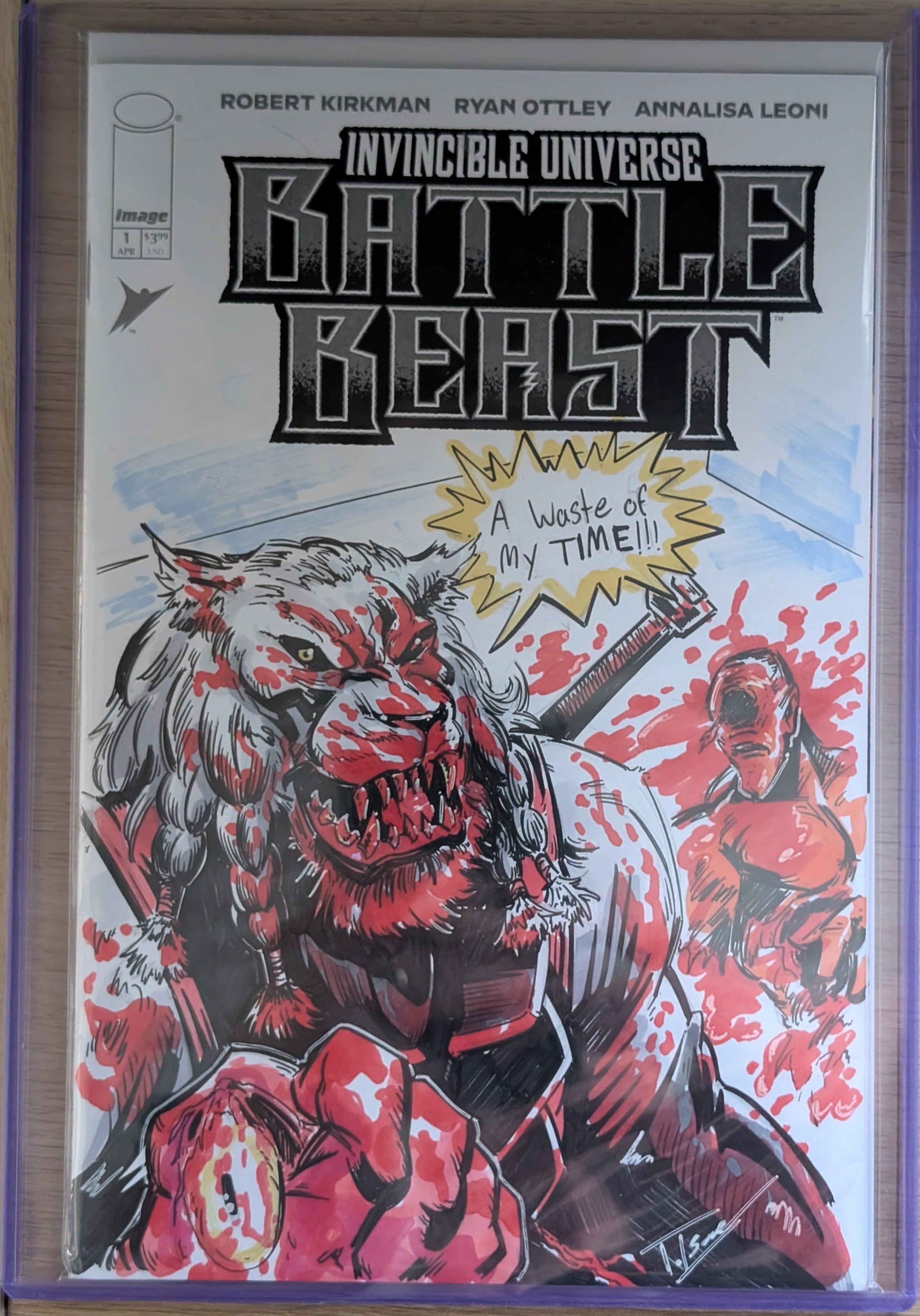 Battle Beast Original Sketch - TIsaac #1