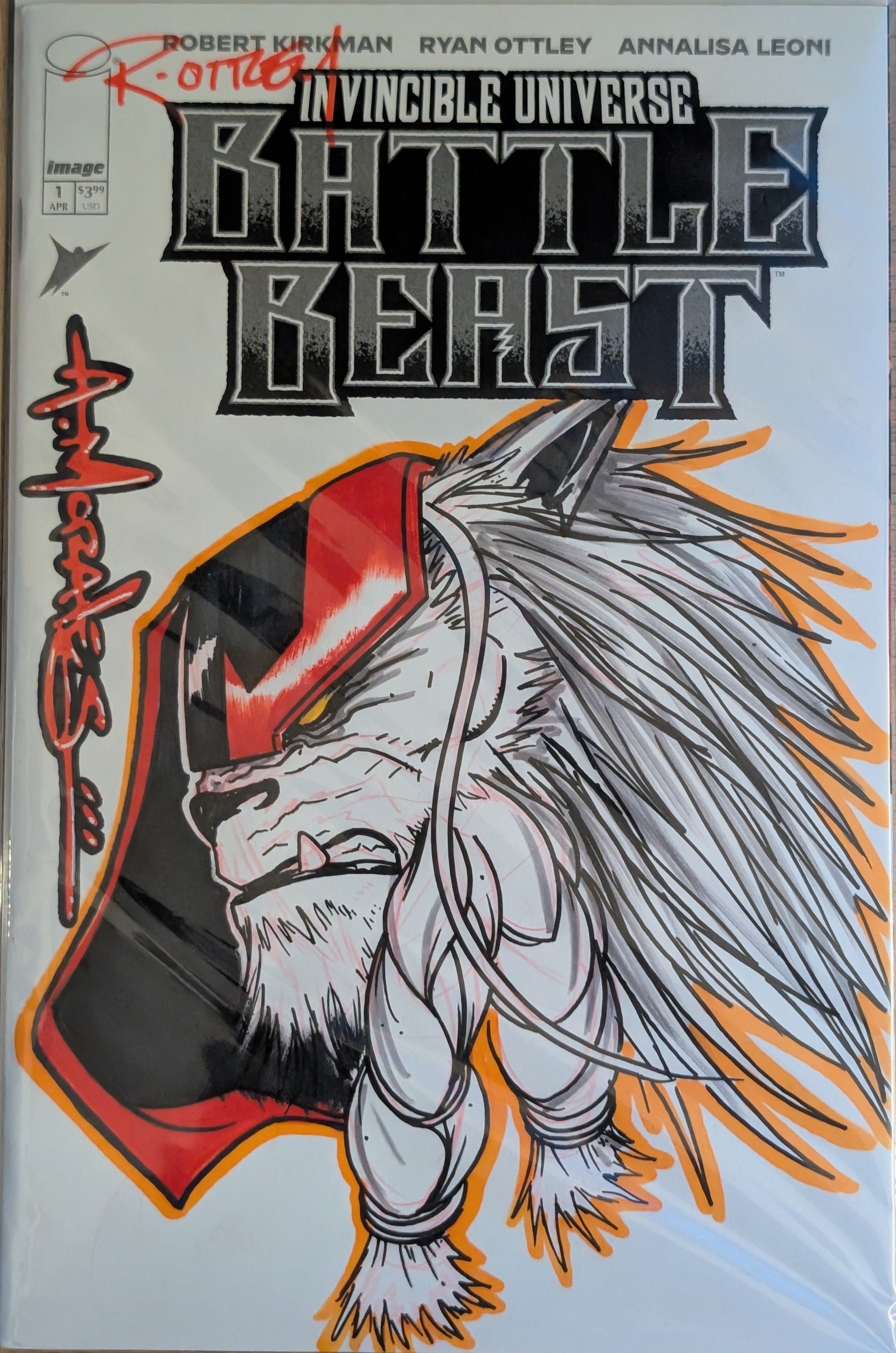Battle Beast #1 Sketch by Albert Morales