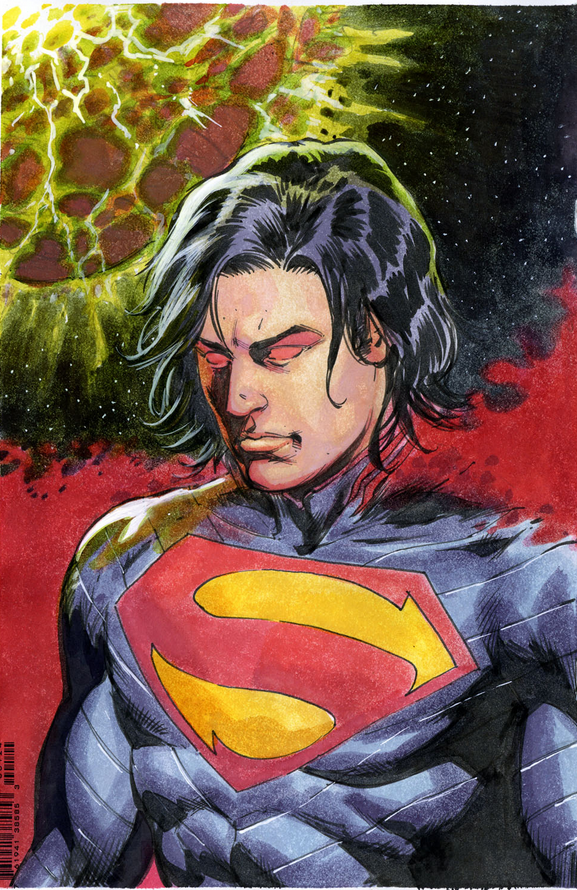 Absolute Superman #1 Blank Cover Double-Sided Sketch